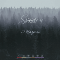 多功能桌面美化工具 雨滴桌面rainmeter v4.5.23